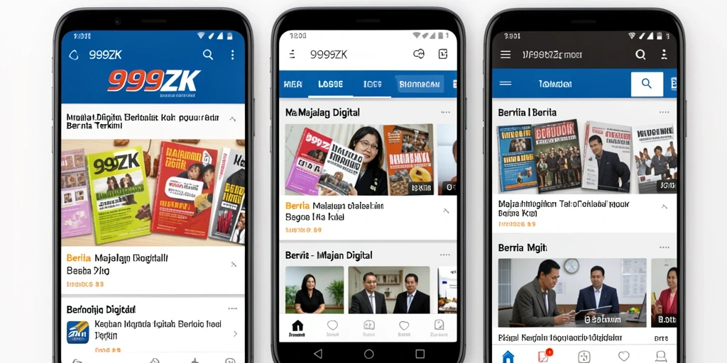 Tampilan antarmuka aplikasi 999ZK yang modern dan menarik.