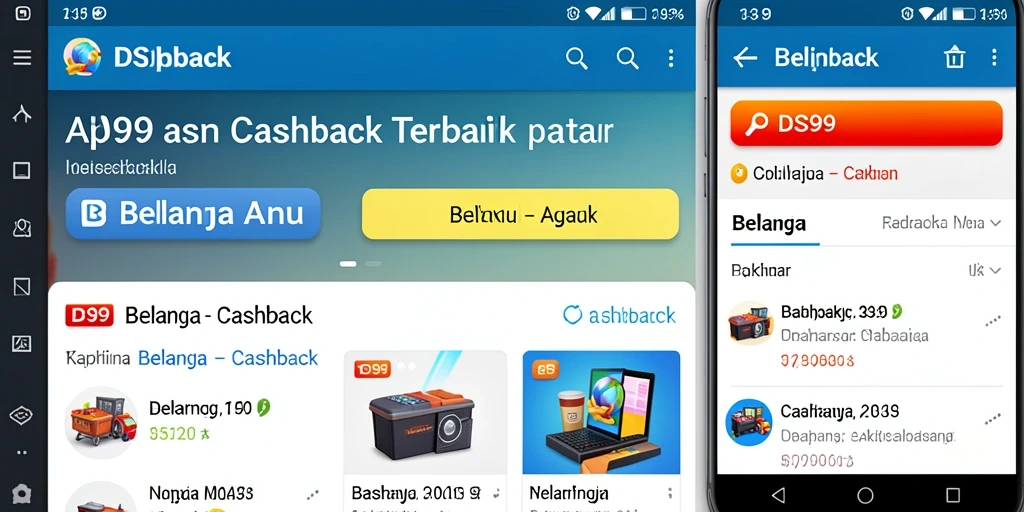 Antarmuka aplikasi DS99 yang sederhana dan mudah digunakan.