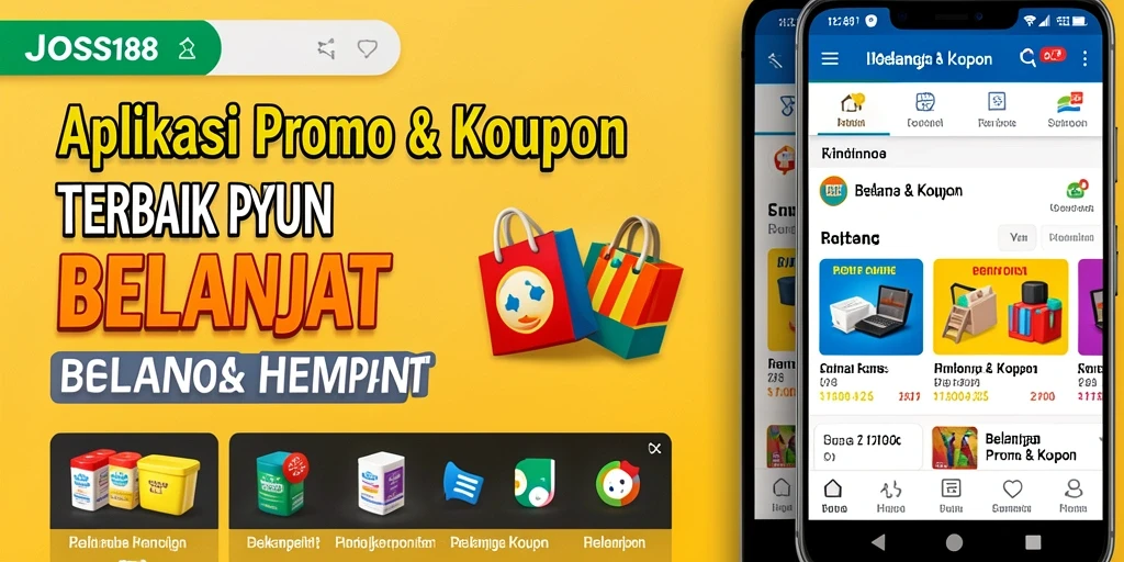 Antarmuka aplikasi JOSS188 dengan berbagai promo menarik.